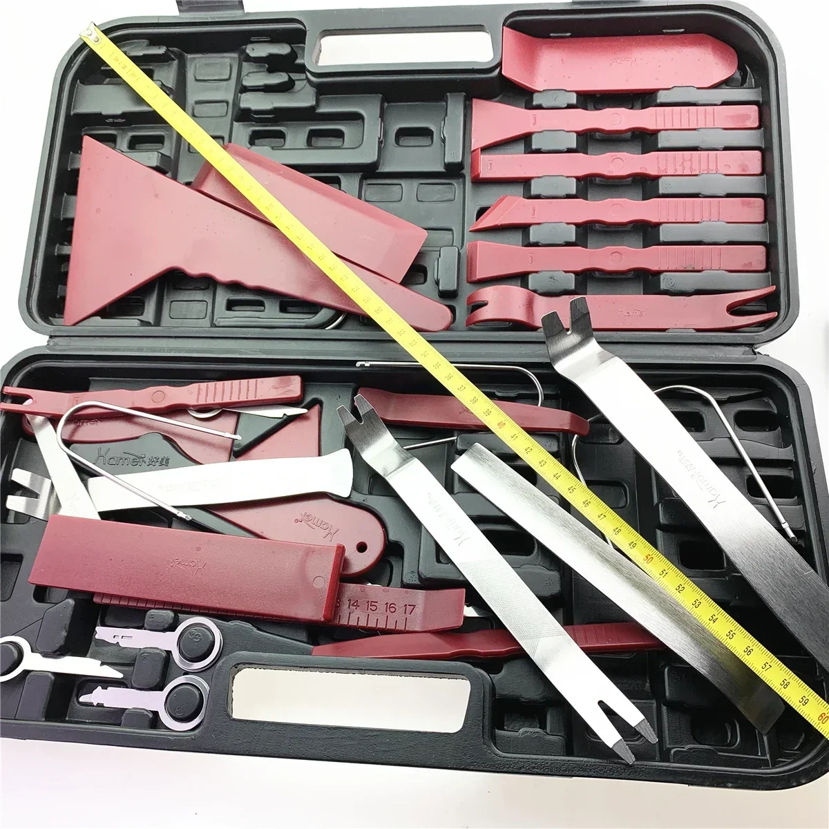 Car Audio Tools Car Dismantling And Navigation Installation Interior Buckle Door Pry Plate Set Screwdriver Repair Tool Box