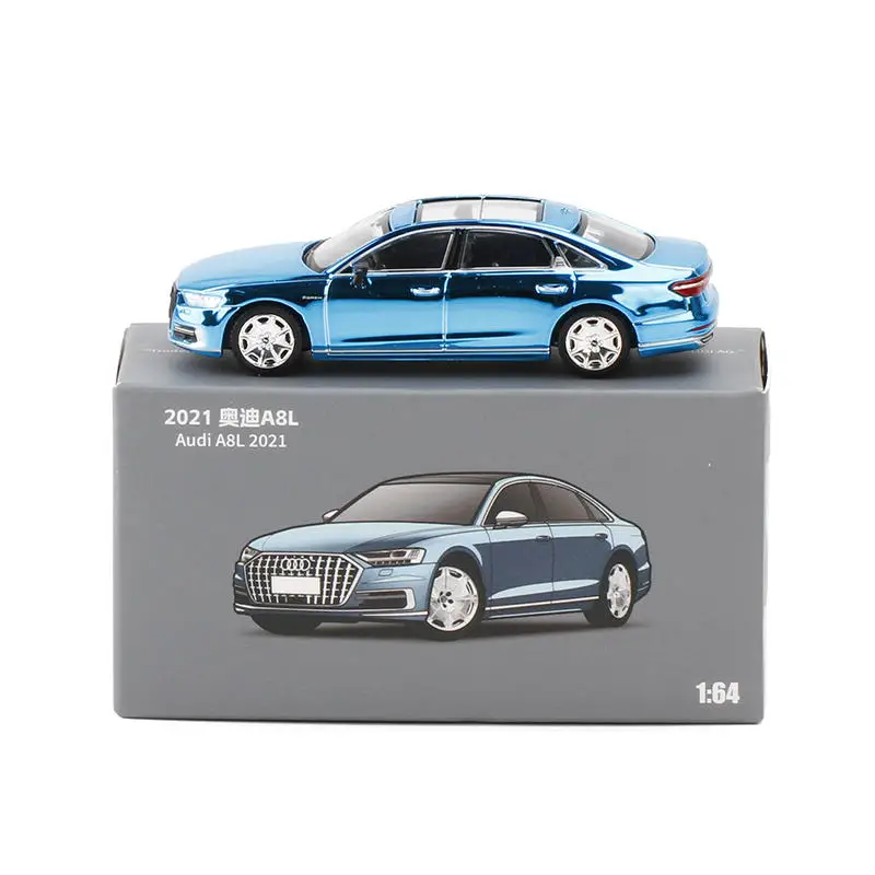 JKM 1:64 Audi A8 Horch Alloy Car Diecasts & Toy Vehicles Car Model Miniature Scale Model Car For Children