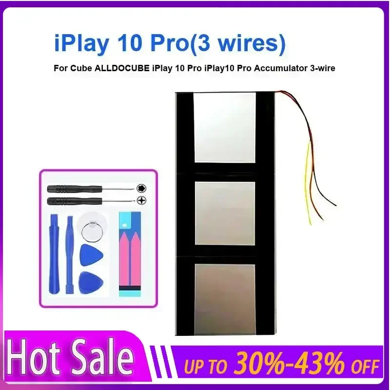 

Laptop Battery 6000mAh For Cube ALLDOCUBE iPlay 10 Pro iPlay10 Pro Accumulator 3-wire iPlay 10 Pro(3 wires) Swappable Battery
