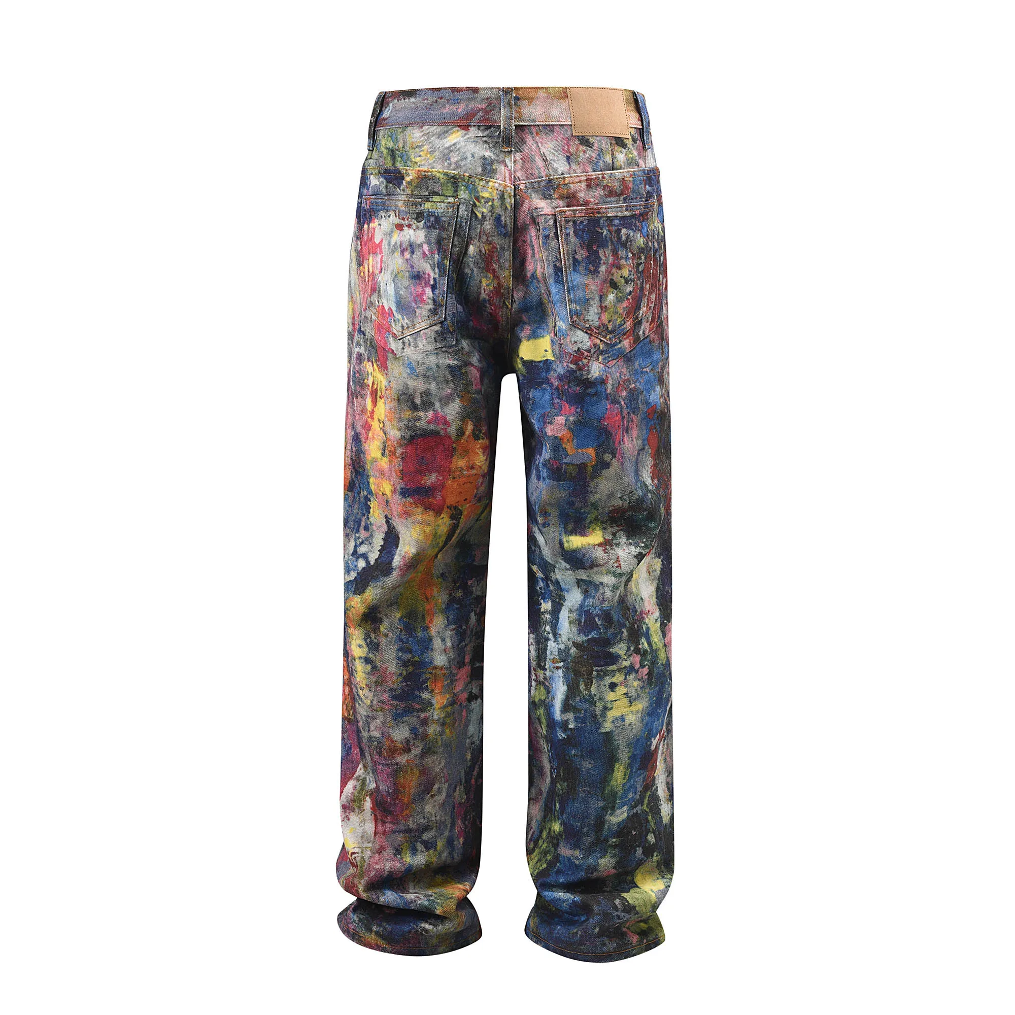 men full color paints jeans