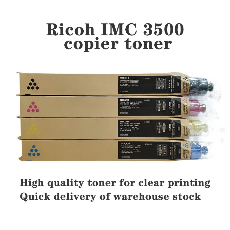 

Тонер-картридж для Ricoh IMC3500, подходит для IM C3000/C3500 IM C3500, черный/красный/синий/желтый четырехцветный набор