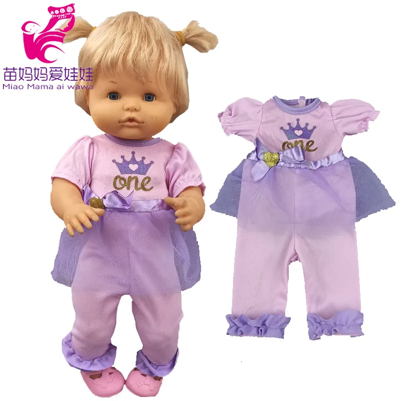 16 inch doll clothes suitable for 40cm babydoll  Nenuco clothes Ropa y su Hermanita hildren girl toys wears