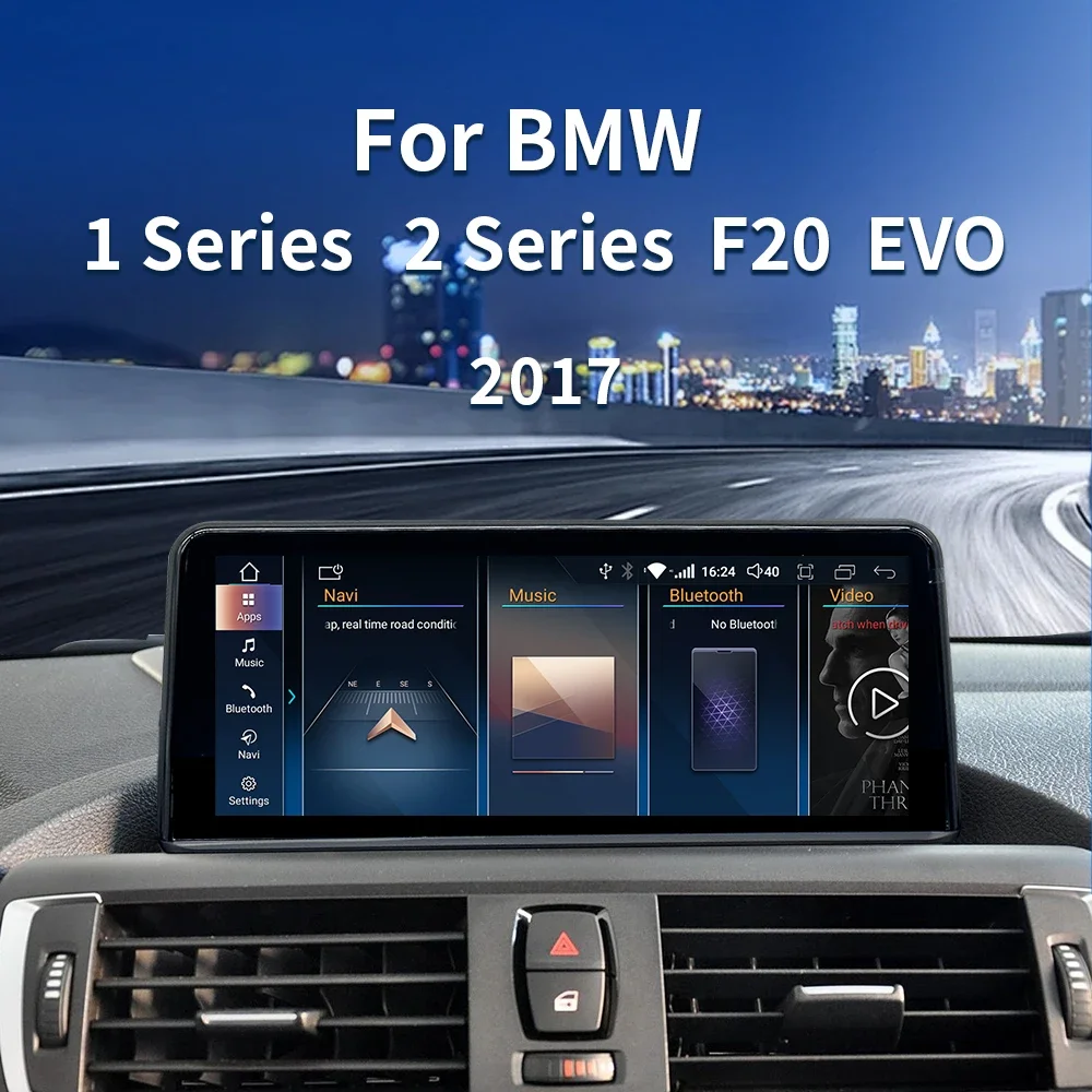 Factory price Android 14 car multimedia video player car radio GPS FORBMW 1- 2Series F20 F22  F45 wireless carplay Android auto