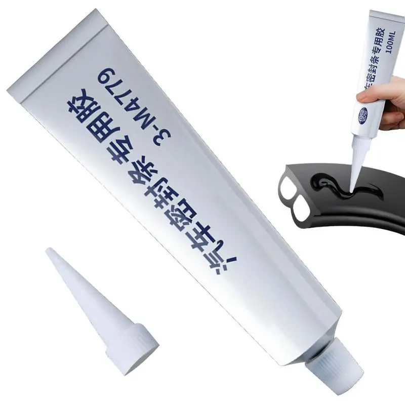 Car Seal Strip Glue 100ml Strong Adhesive Repair Adhesive Collision Avoidance Seal Strip Glue For Car Truck Doors And Home