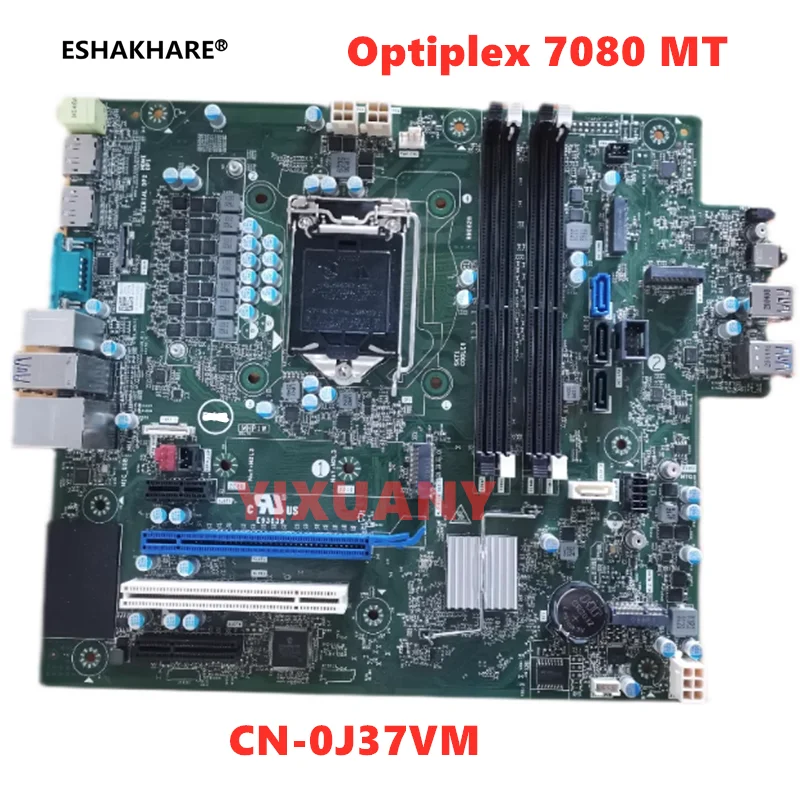 CN-0J37VM For Dell Optiplex 7080 MT Tower Desktop Motherboard J37VM 0J37VM Motherboard LGA 1151 Support 10th CPU 100% Test