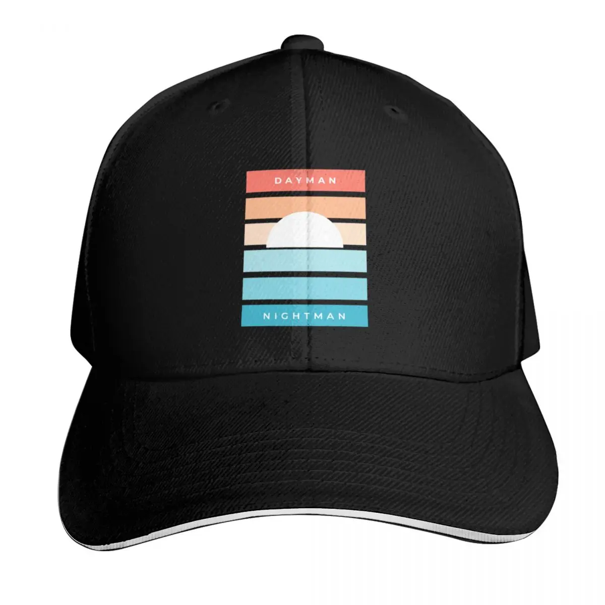 DAYMAN NIGHTMAN - It_s Always Sunny Baseball Cap Moisture Wicking Quick Dry Curved Brim Classic Fit Low Profile Unstructured