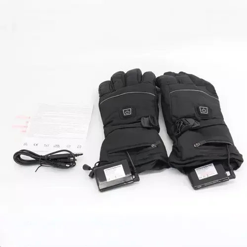 Invierno Venta caliente batería calor impermeable a prueba de nieve calefacción guantes de esquí forros guantes calefactables eléctricos