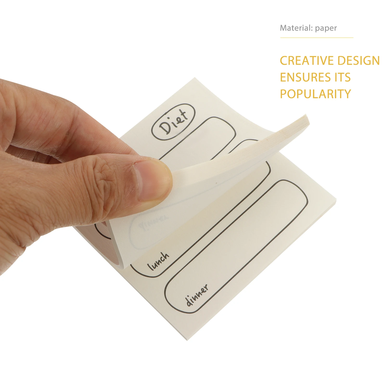 

Note Pads Set Removable Adhesive Reusable Memo Stickers Ideal Home Office School Planner DIY Student Notebooks