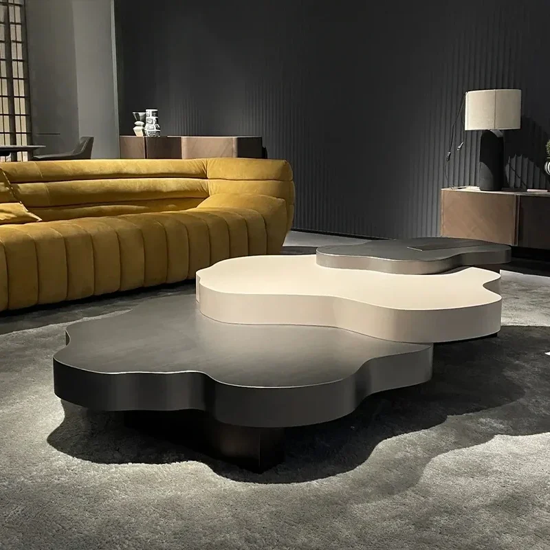 Minimalist shaped cloud coffee table living room modern