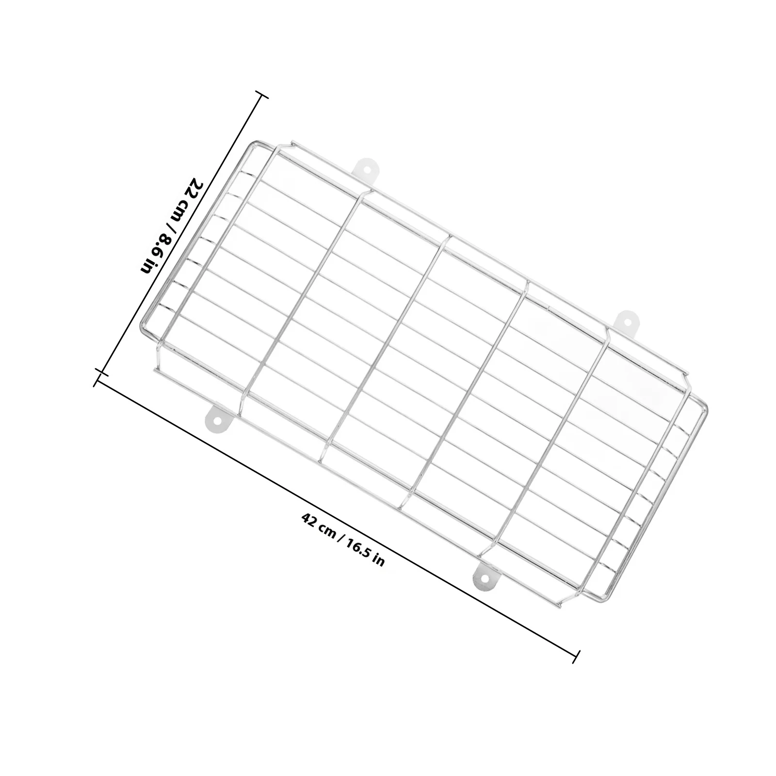 Iron LED Exit Sign Protective Wire Cage Welded Mesh Safety Cover Emergency Light Wall Guard Exit Light Cage Protector