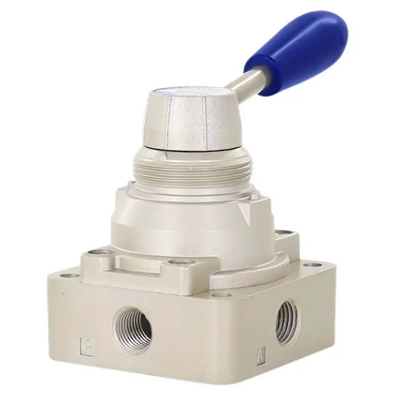 

New & Original Pneumatic Hand Lever Valve 4HV210-08/230-10/410-15/430-20 4/3 4/2 Way Manual Rotary Valve