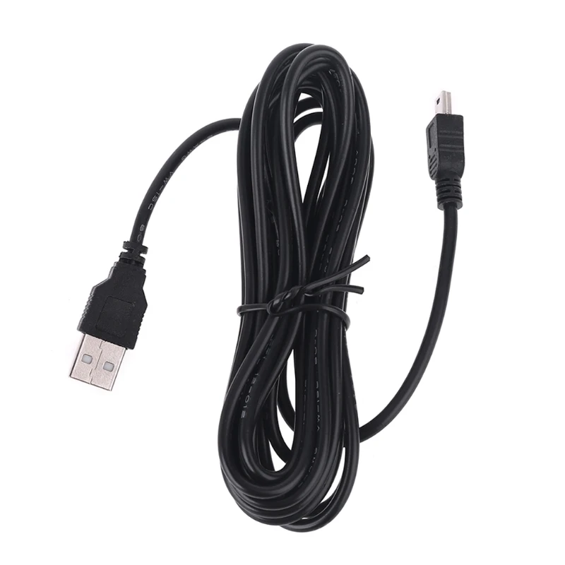 Car Auto Camera DVR Power Cablefor Video Recorder Extension Cable 90 Degree Charging Curved Cord