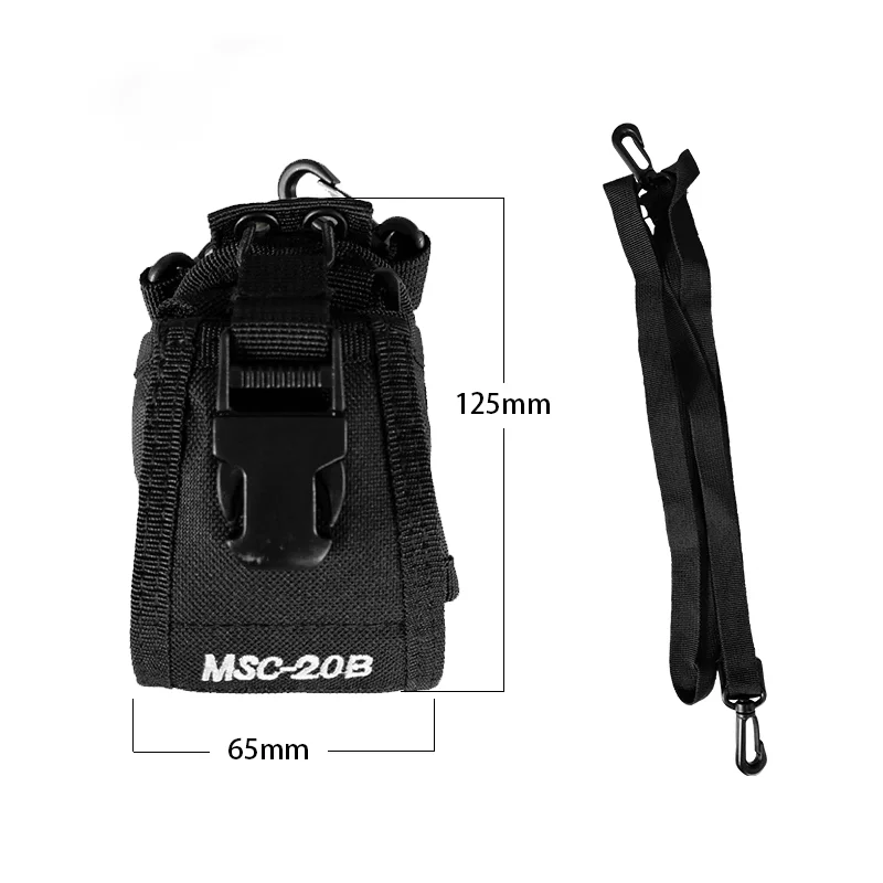 2025 MSC-20B Walkie Talkie Bag Nylon Holster Carry Case for Baofeng UV5R UV82 bf888S  UV-B2 TYT-F8 Motorola KENWOOD Radio