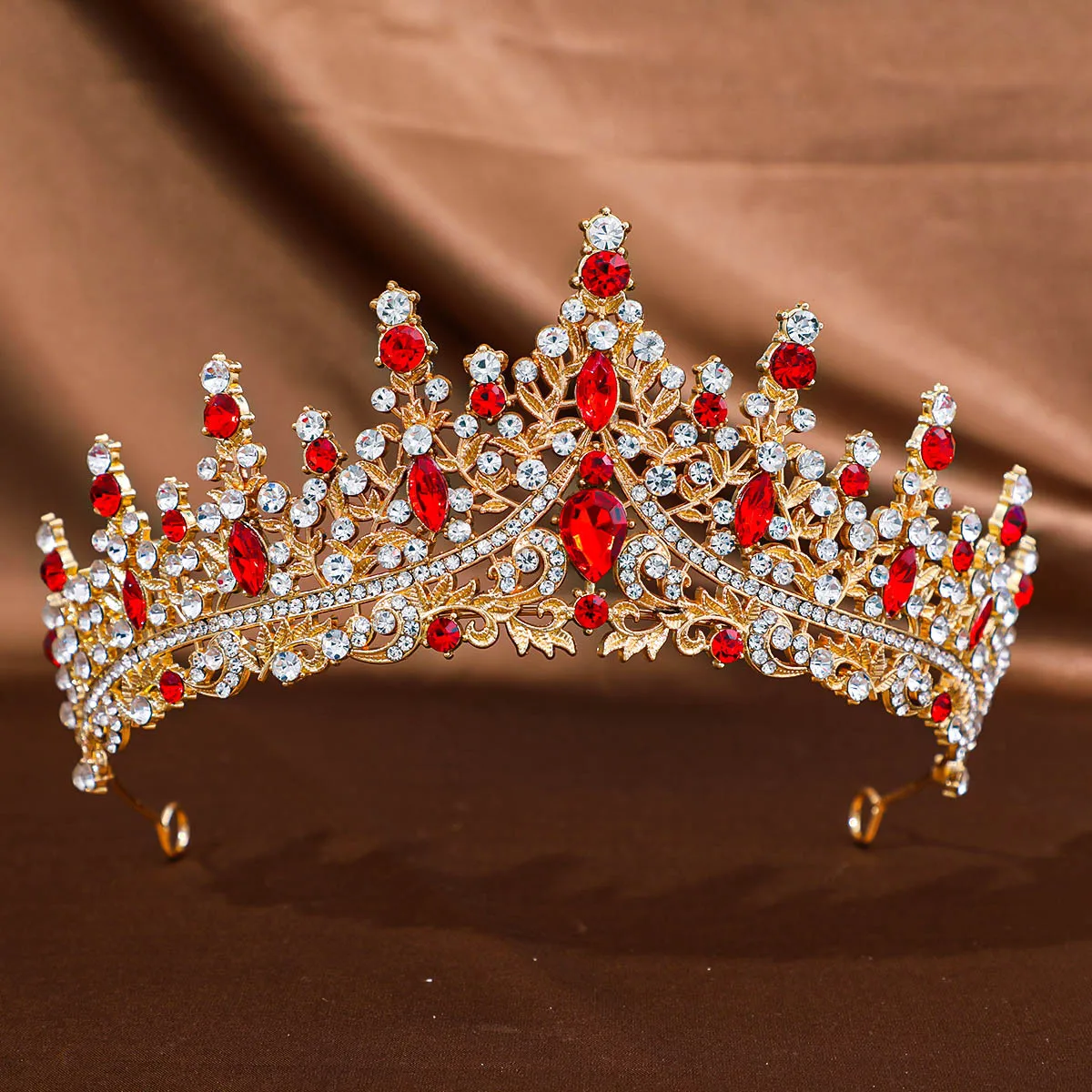 Baroque Crystal Tiaras And Crowns Headband Rhinestone Prom Diadem Crown Bridal Wedding Hair Accessories Jewelry Crown Tiara Gift image 6
