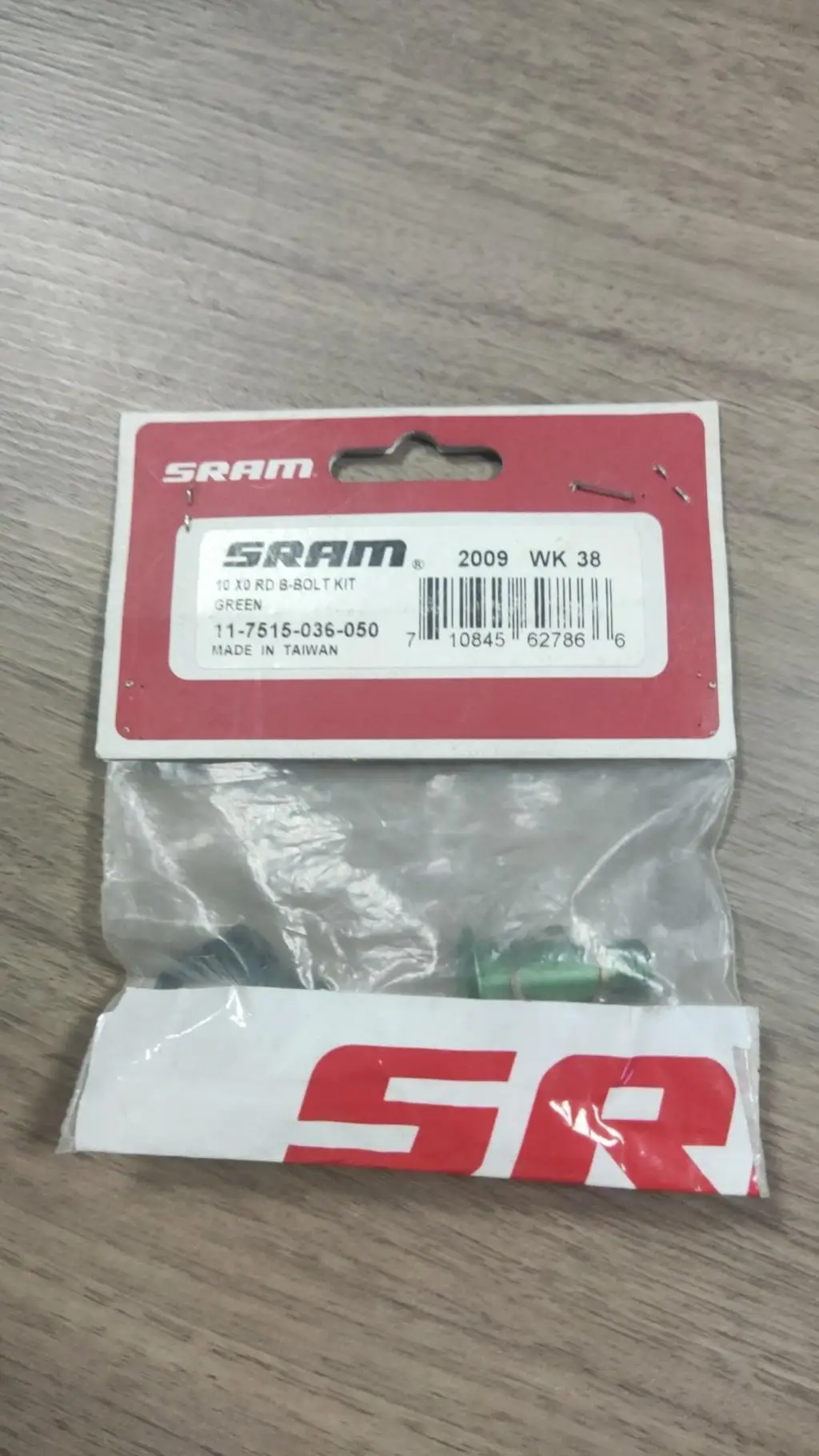 Parti di riparazione SRAM muslim10 X0 RD B-BOLT KIT verde