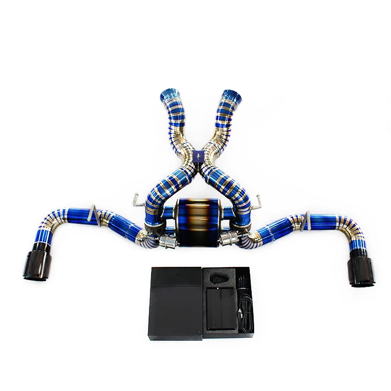

Titanium Alloy Axle-back Exhaust For Mclaren 540/540C/570S/570GT 3.8 2015+ Valvetronic Muffler System With Dual Vacuum Valves