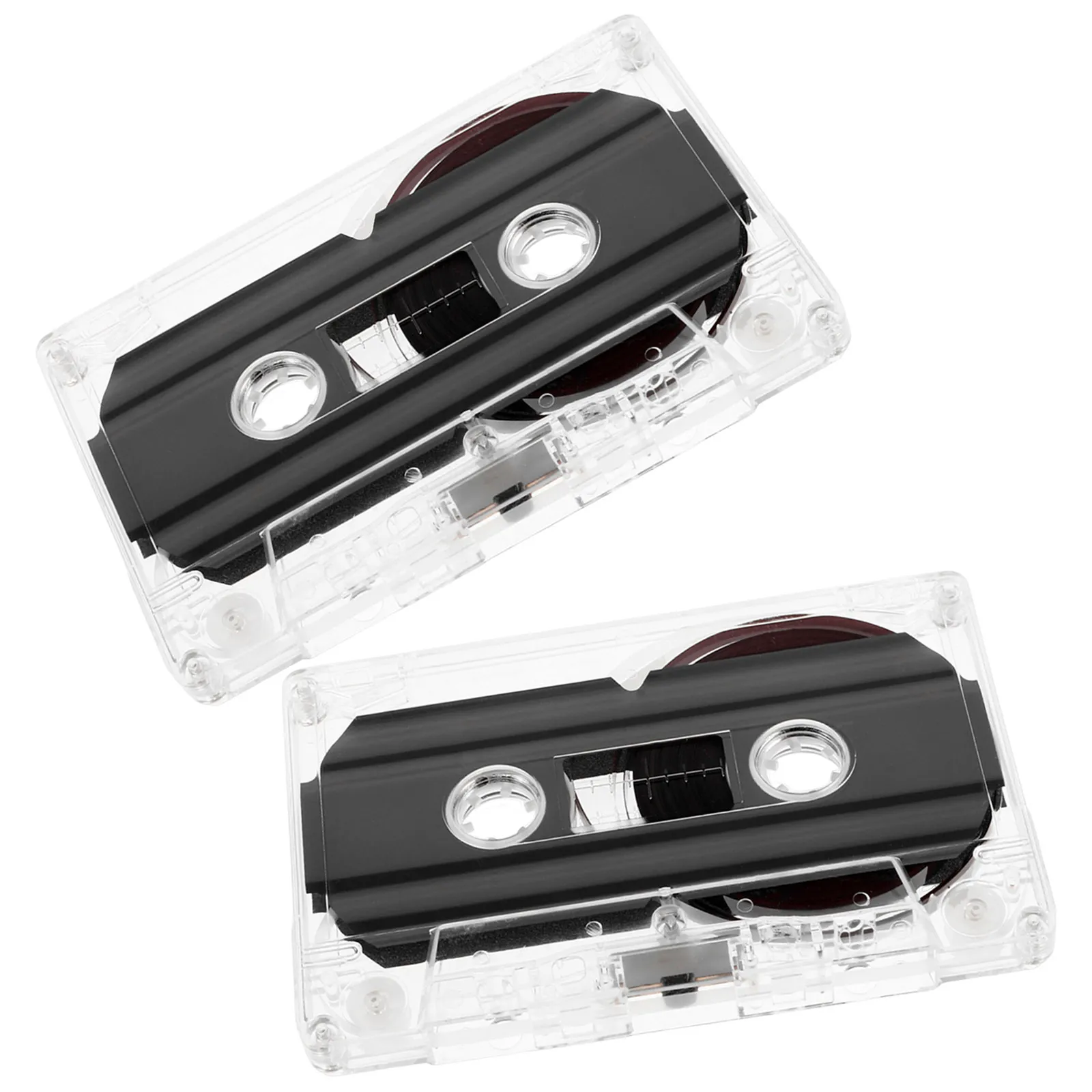 2Pcs Blank Cassette Tape Audio Recorder 90Min Recording Time Low Noise High Output Voice Notes Music Storage Blank Audio Tapes