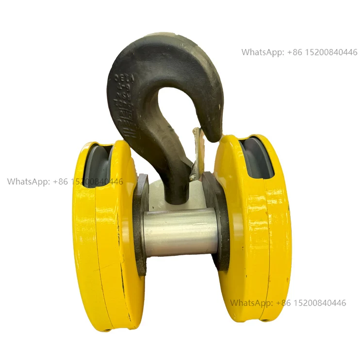 New Chaoyang 500kg Double Girder Crane Articulated Hook Roller Bearing Metal Construction 1 Year Warranty for All Kinds Cranes