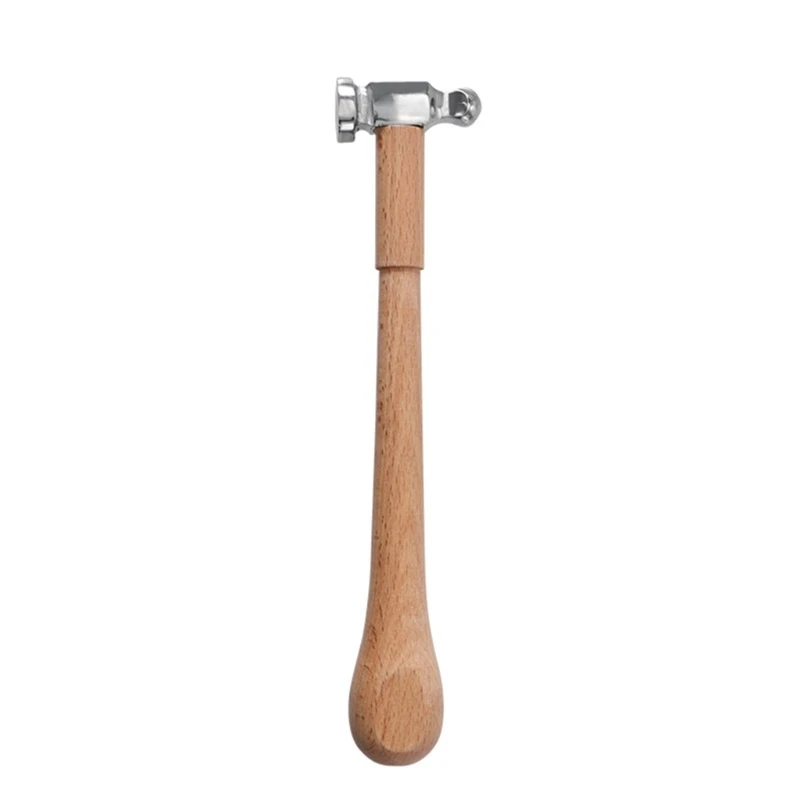 Ball Peen Hammer Wooden Handle Hammer for Ball Peen Blow Striking Ball Peen Hammer Handle Tool Shock Reduction Grip