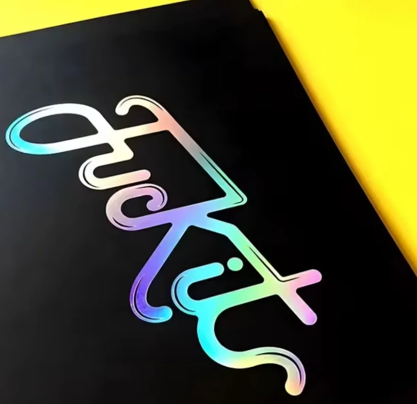 Etiqueta engomada del logotipo 3D del holograma personalizado, etiquetas impermeables del embalaje del vinilo, etiquetas holográficas que cambian de