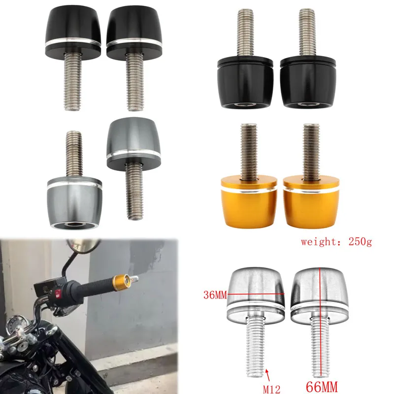For BMW R 18 BMW RnineT Motorcycle Accessories Handlebar End Weight Covers Gain Reduce Vibration Handlebar Plug