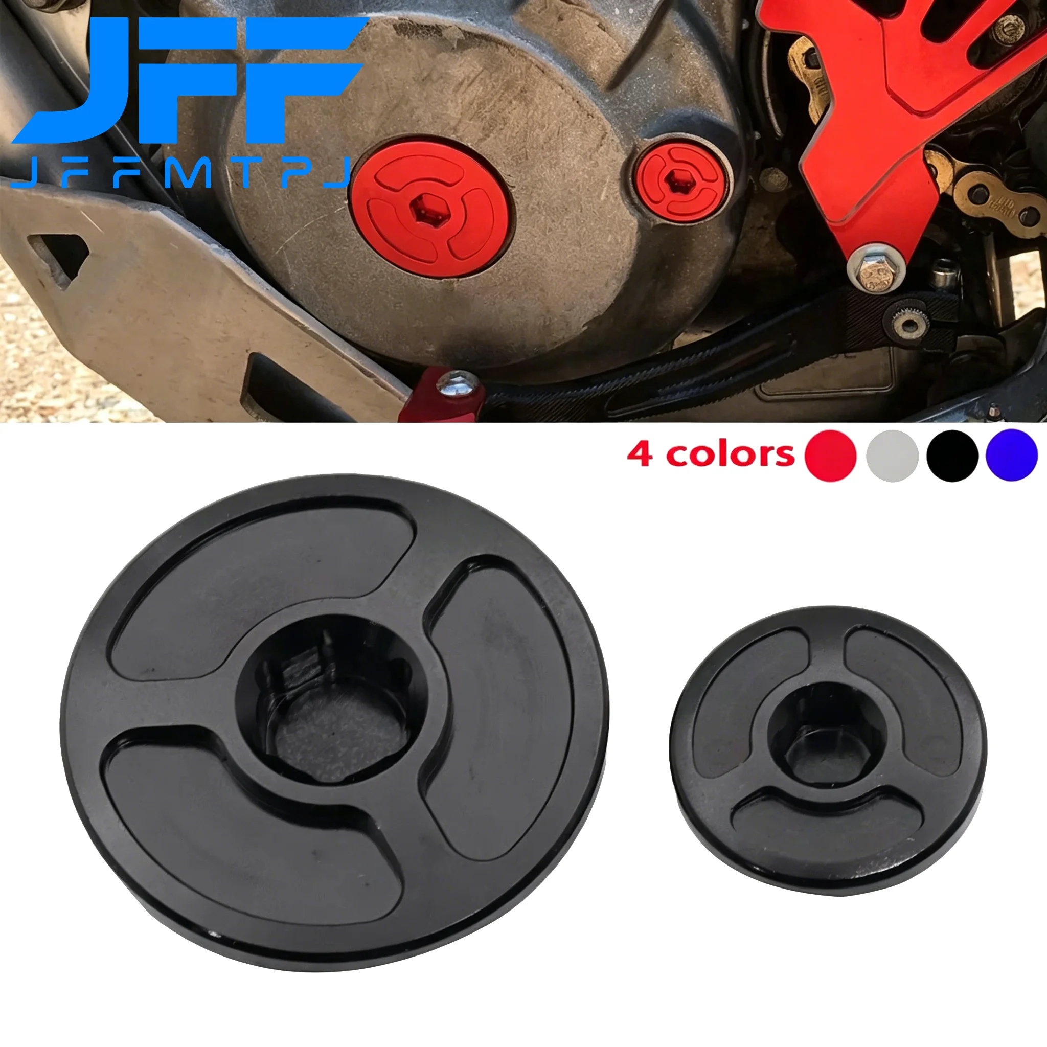Motorcycle CNC Engine Timing Cover Cap Plug Set For Honda CRF150R CRF230F CRF250R/L/M/RALLY CRF450R/X CRF1000L 2002 2003-2019