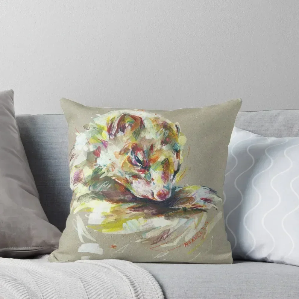 Ferret IV Throw Pillow Throw Pillow Pillow Covers Decorative