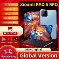 2024 Global Version XioaMi Pad 6 Pro Tablet Android 13 16GB 1TB Dual SIM 10 Core 12000mAh 5G Network Phone Call GPS Tablet PC