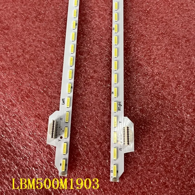 소니 KDL-50W755C KDL-50W808C LBM500M1903-BS-1 R L BR KDL-50W805C KDL-50W807C LED 백라이트 스트립, 2 개