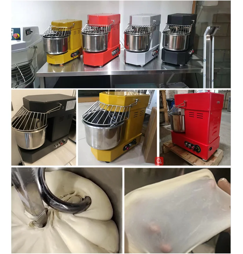 3L 5l 10l commercial bakery equipment electric spiral bread dough mixer italian machine prices,dough mixer for pizza sale bakery