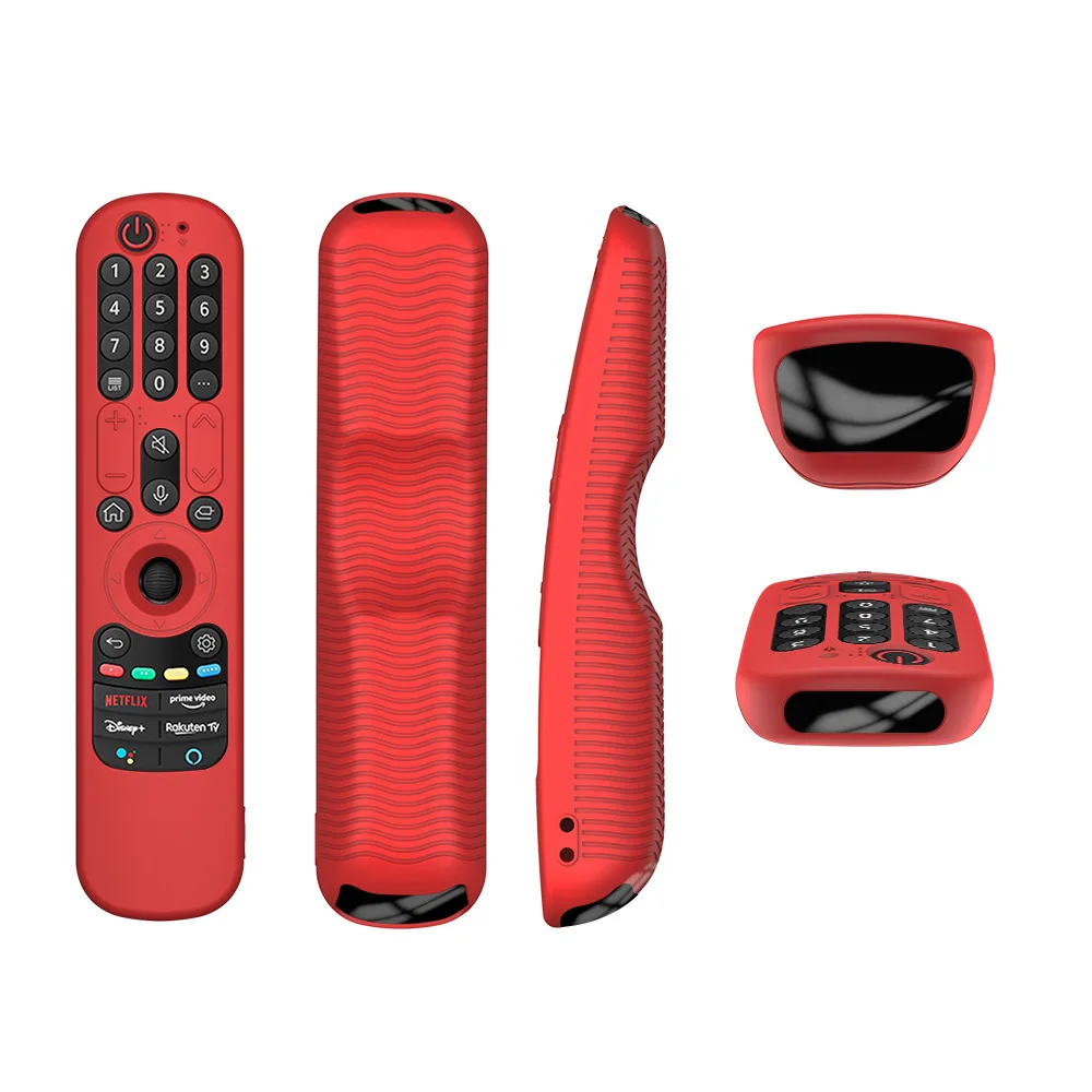 Silicone Case Remote Control Protective Cover for LG AN-MR21/22/23/24(GC/N/GA) Skid-proof Texture Raised Buttons Durable And