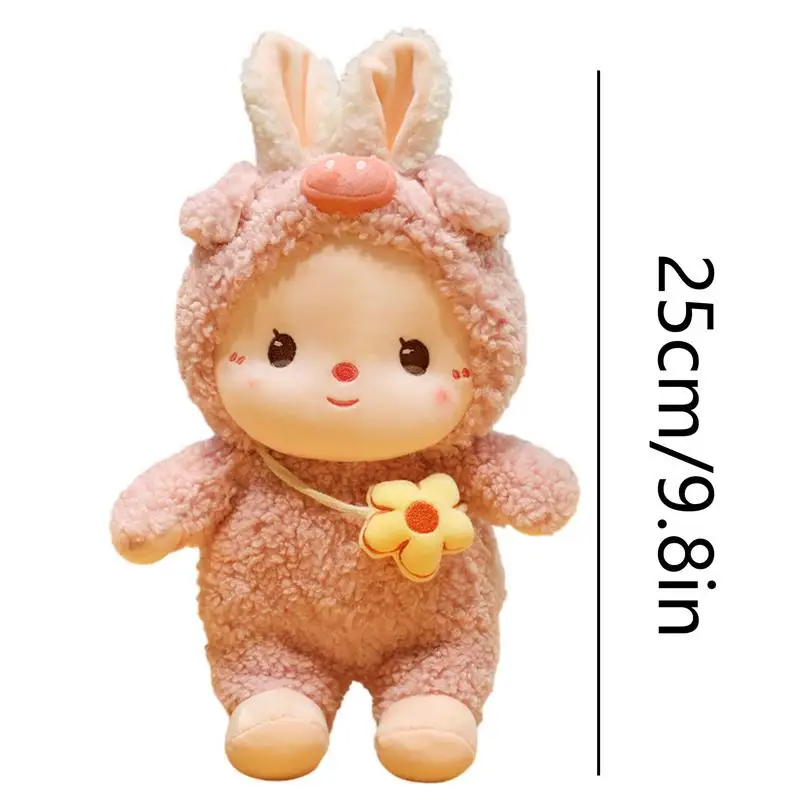 Rabbit Plush Toy Multipurpose Bunny Plushies Rabbit Plush Pillow Animal Plush Stuffed Toys Animal Decor Pillow for home