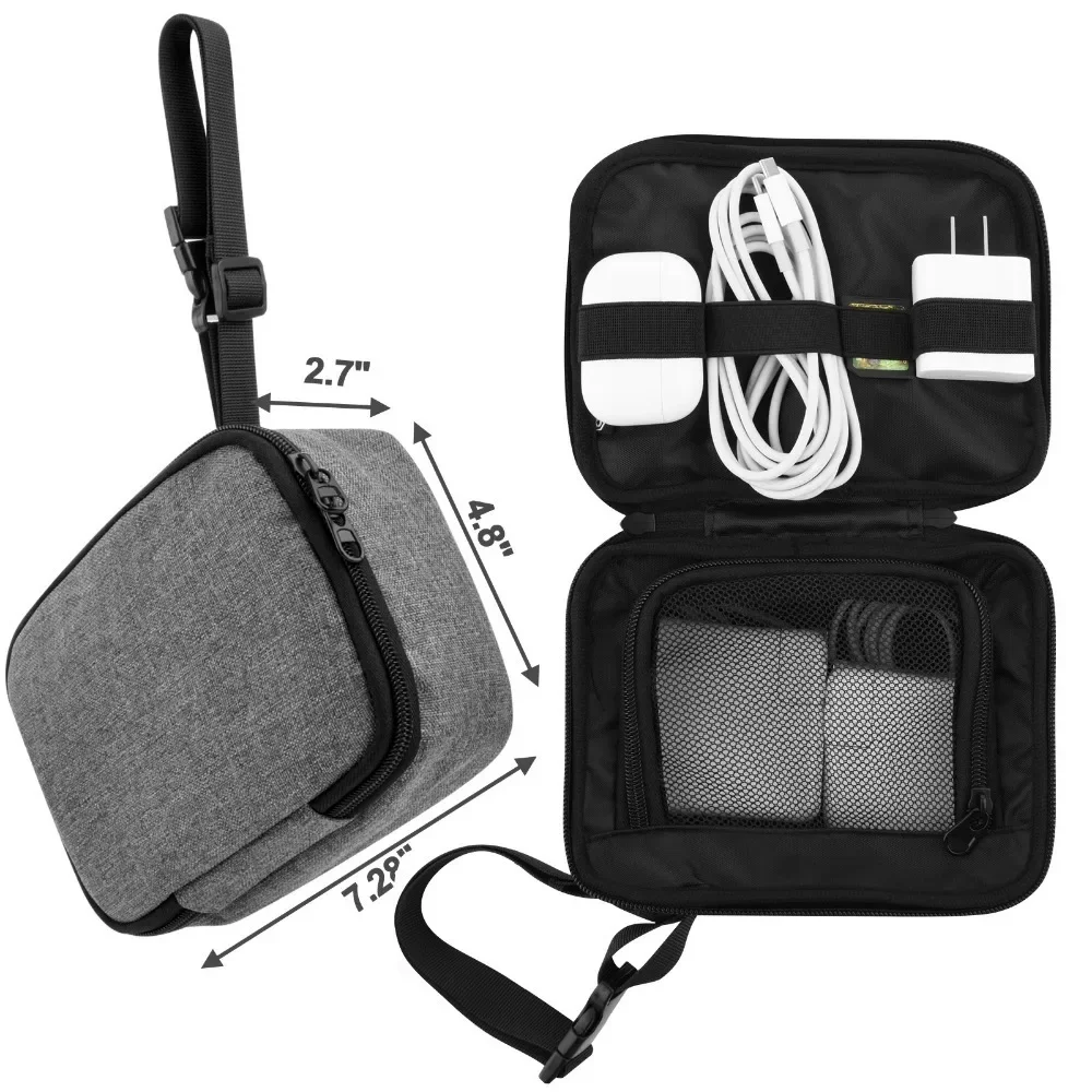 Cable Organizer Bag For Traveling Sundries Travel Storage Bag Electronics Accessories Organizer Storage Bag For Cables & Charger