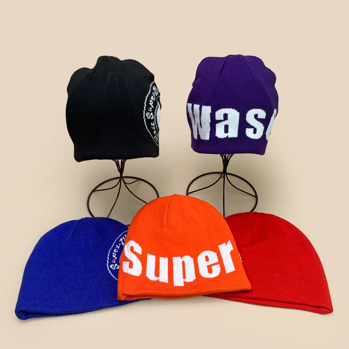 

Niche Tai Chi Letters Jacquard Knitted Hats New Men Women Warm Double Sided Wearing Fashion Personal Versatile Outdoor Beanie