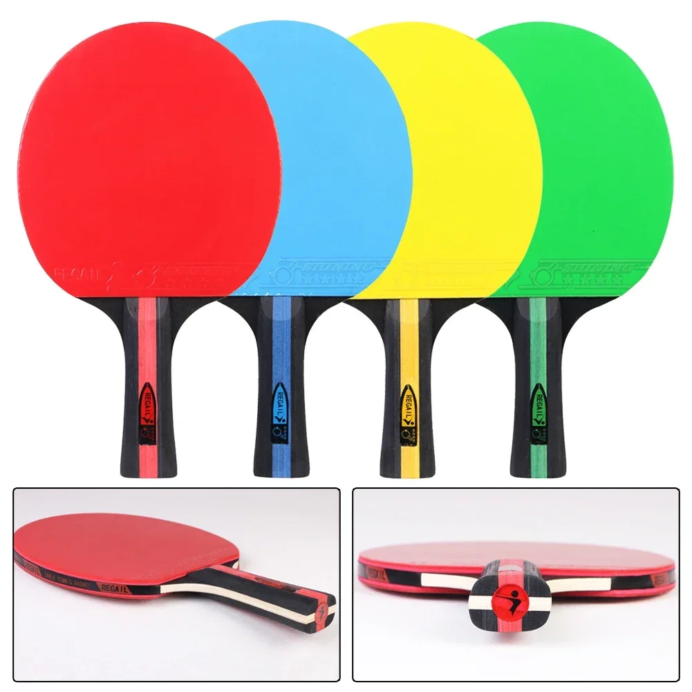 POTEA Super Hard Poplar Wood Strong Spin Table Tennis Racket 7 Ply High Speed Ping Pong Blade For Quick Attack Offensive Players