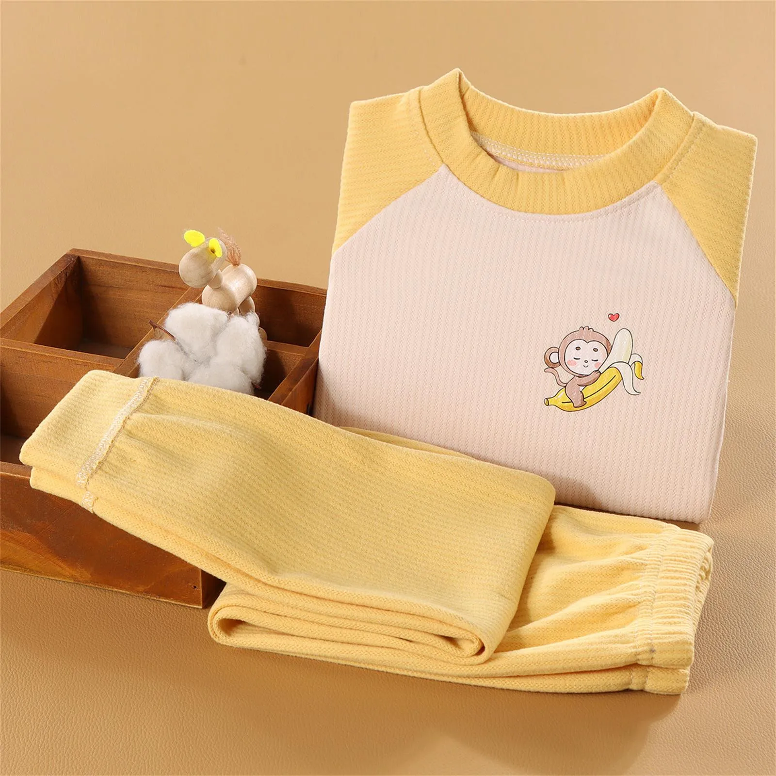 

New Children Summer Short Sleeve Set Baby Boys Girls Cartoon monkey Print T Shirts + Shorts 2pcs Suit Kids Cotton Casual Outfits