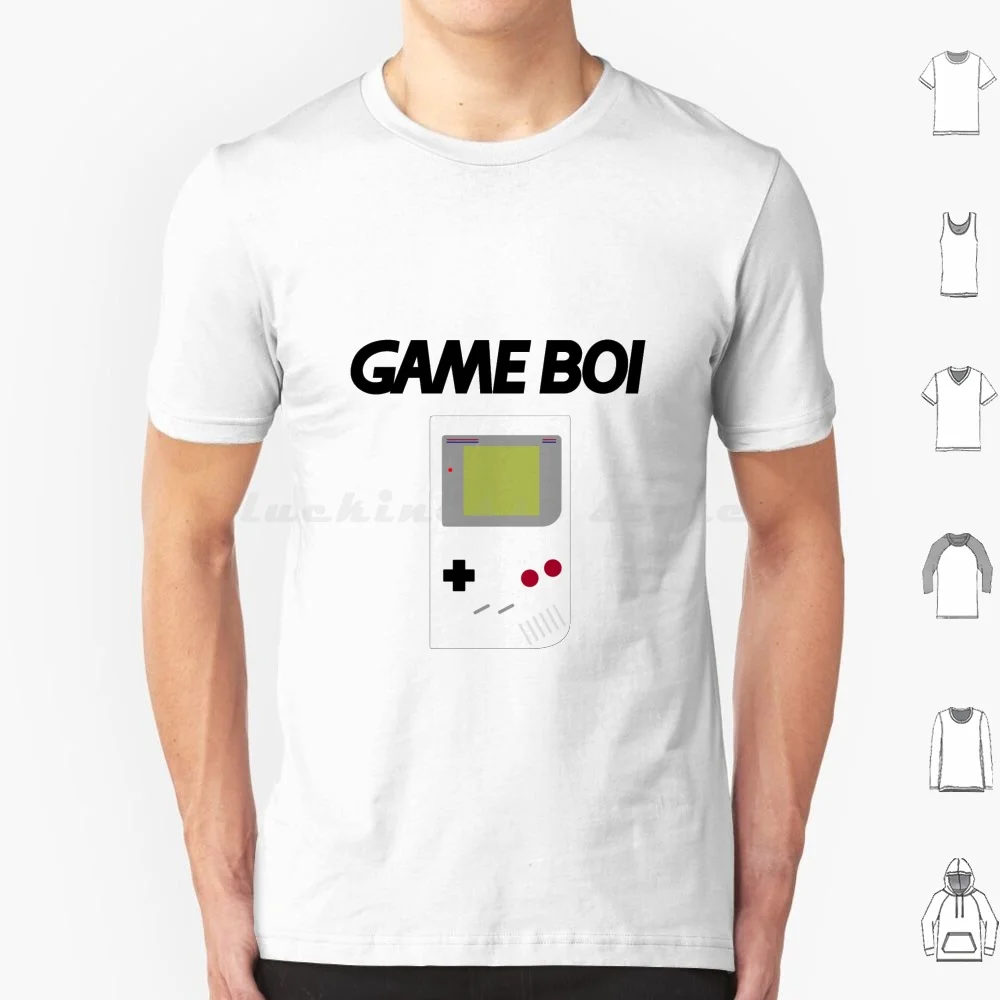 Game Boi T Shirt Cotton Men Women DIY Print Game Boi Boy Console Videogame Videogames Games Luigi Waluigi Smash Meme Memes