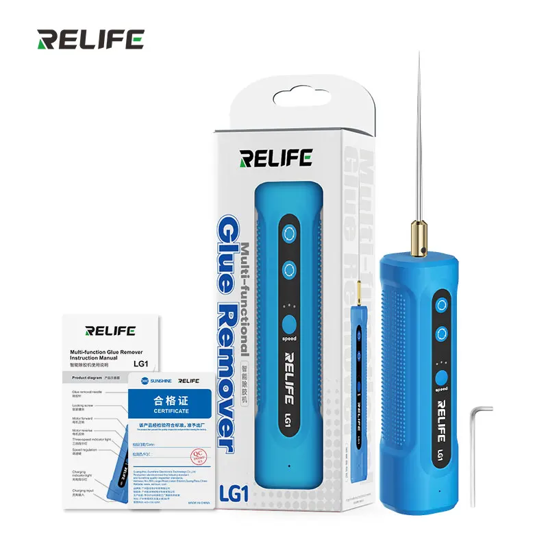 

RELIFE LG1 Smart Glue Remover Three Adjustable Speeds Forward and Reverse Type-C Charging for Phone Screen Repair