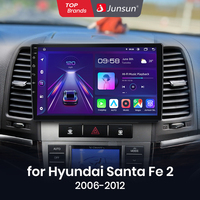 Junsun Qualcomm chip 8-Core Android13 Car Radio For Hyundai Santa Fe 2 2006-2012 Wireless CarPlay Autoradio Stereo HD Screen GPS