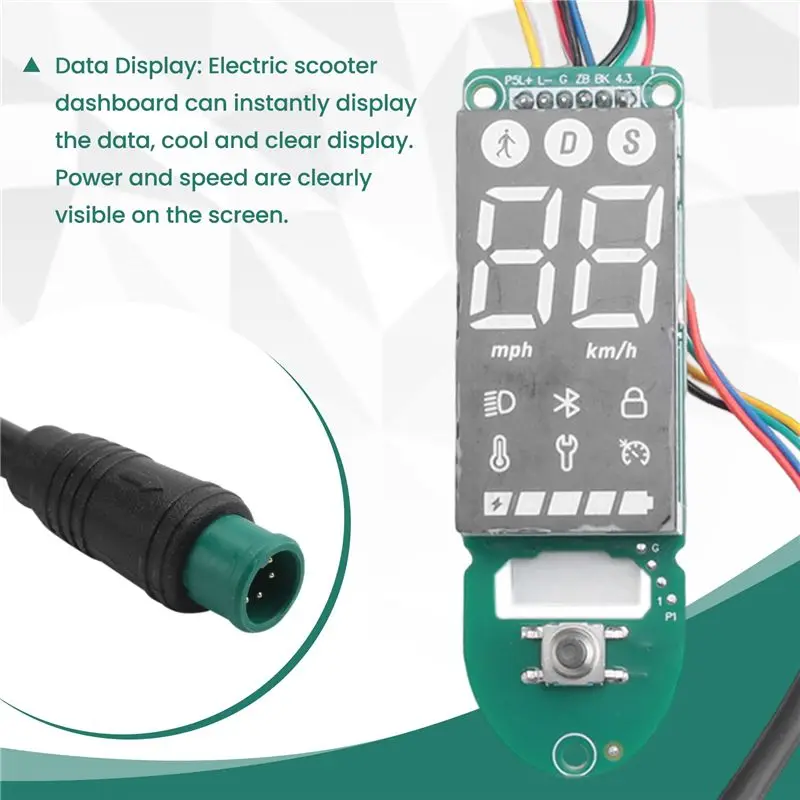 A40Z-Electric Scooter Dashboard For Xiaomi MI 3 Lite Kick Scooter Panel Circuit Board Replacement Display Accessories