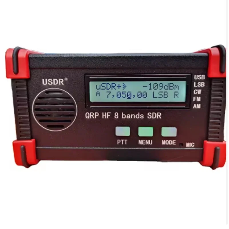HamGeek USDR+ 5W QRP HF SDR Transceiver 8-Band FT8 USB LSB Radio - No Microphone Included