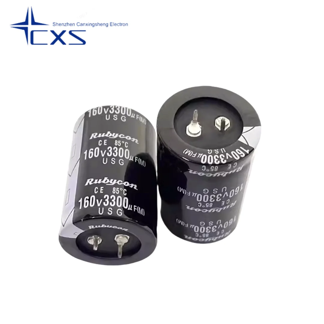 Capacitor eletrolítico rubi, tamanho 35x50, 160V3300UF