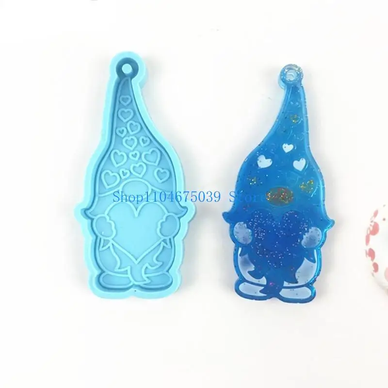 5ASD Dwarfs عيد الحب راتنج مفتاح الراتنج القالب السيليكون قالب راتنج الراتنج