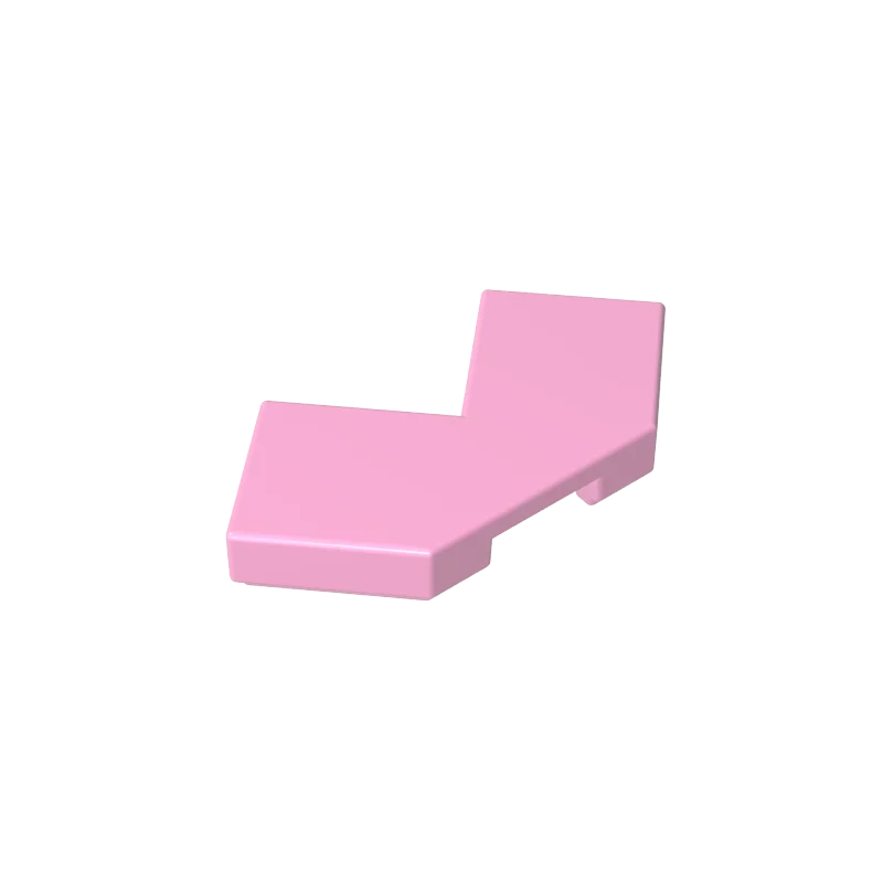

Gobricks 1 шт. 27263 MOC Tile Special 2x2 Кирпичи Угловой с вырезанными угловыми деталями Граненый строительный блок Совместимая игрушка для мозга из частиц
