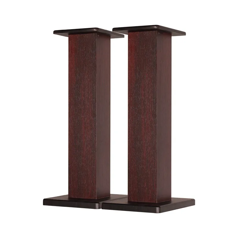 

KYYSLB Audio Speaker Stand Floor Wood Black Surround Sound Amplifier Speakers Bracket Tripod Home Bookshelf Box Shelf