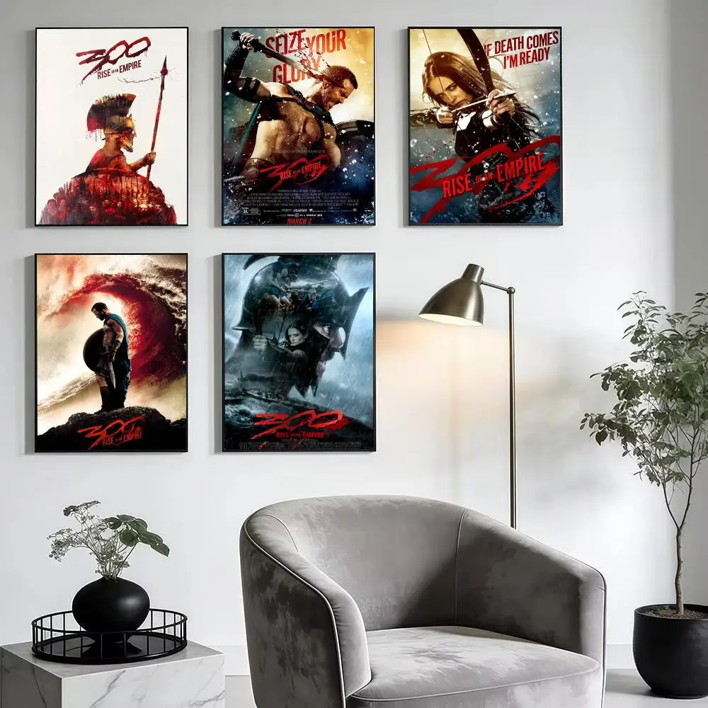 300 R-Rise of an E-Empire Poster Modern Minimalist Wall Art Prints for Home Decor Interior Bedroom Living Room