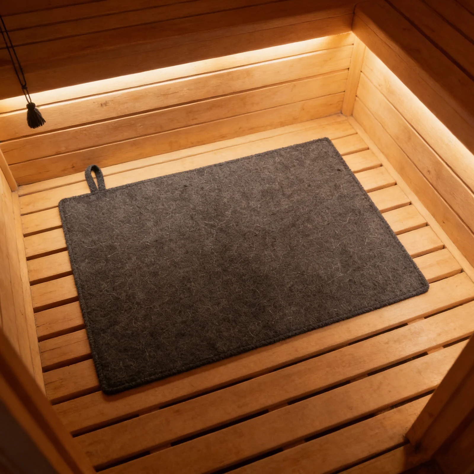 

2pcs Sauna Mat 15.72X10.61" Heat Insulation Felt Floor Cushion Nonskid Waterproof Sauna Seat Pad For Steam Room Spa Shower Bench
