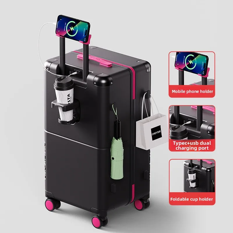 KLQDZMS Rolling Suitcase 20 Inches Boarding Box 24