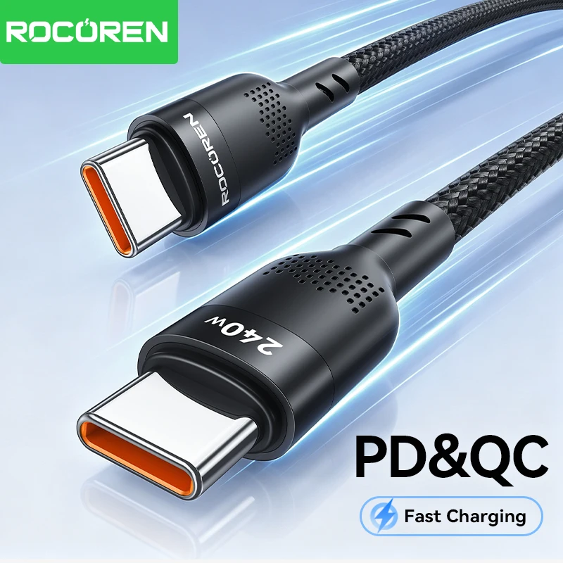 Rocoren 240W Type-C USBケーブル 0.5m