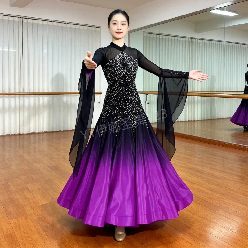 Ballroom Dance Competition Dresses Dance Costumes Waltz Dress For Dancing Clothes Dance Wear Dress Rumba Standard Ballroom Dress